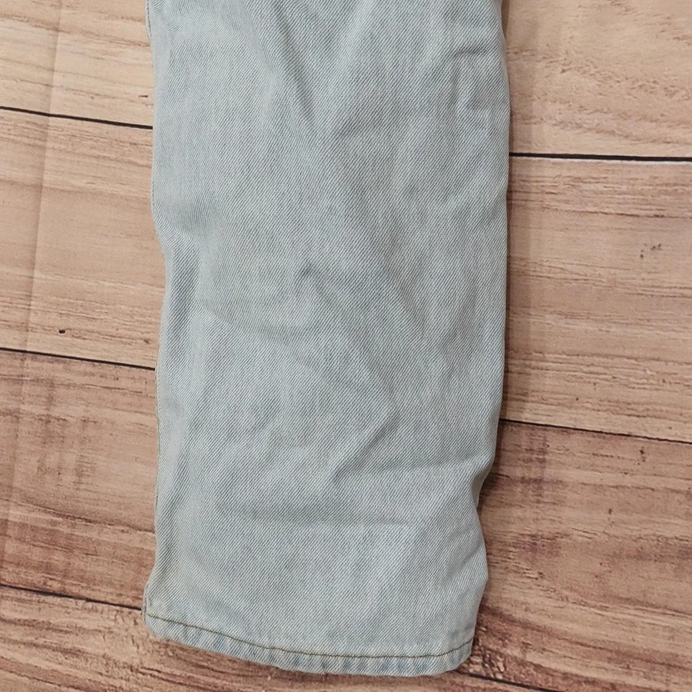 Vintage Levis 501 Jeans Mens 31x32 (33x34) Blue Light Wash Straight Denim USA